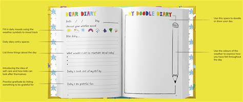 The Positive Doodle Diary Daily Kids Journal The Positive Planner