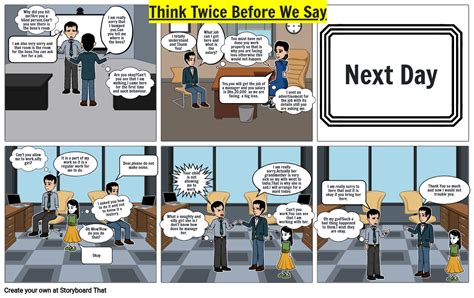 think twice before we say storyboard by 18210686