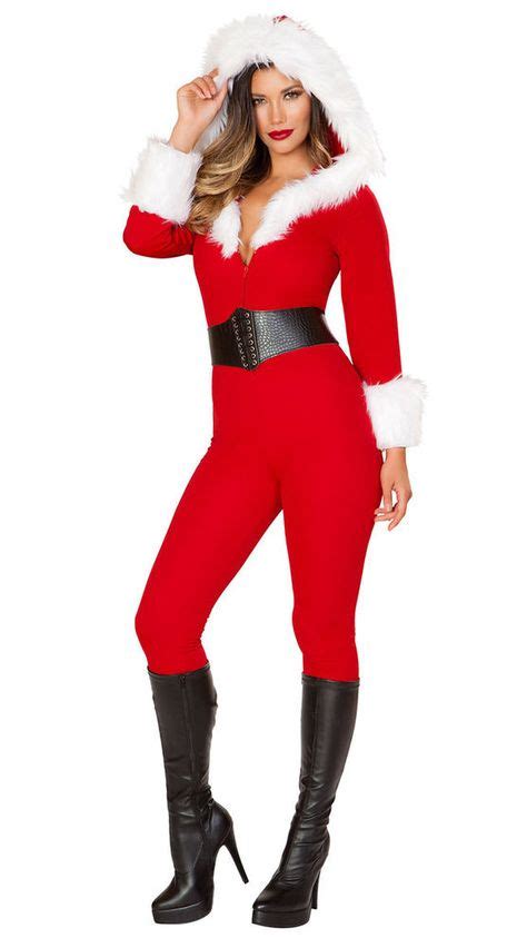 Pin On Sexy Santa Jumpsuit Catsuit Look