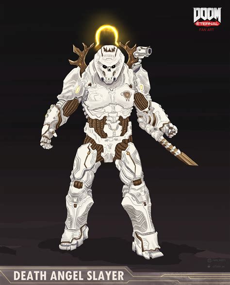 Doom Eternal Fan Art в 2024 г Эскизы персонажей Игровые арты Идеи доспехов