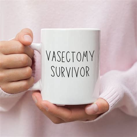 vasectomy survivor funny mug vasectomy vasectomy t etsy
