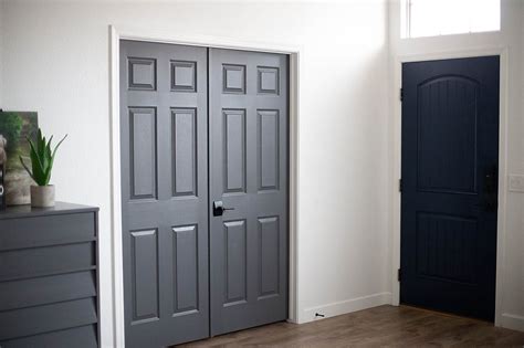 Dark Gray Doors How To Paint Your Own All For The Memories