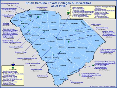 Anderson University Sc Map