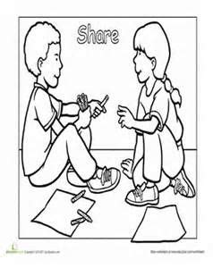 Helping others in need | worksheet | education.com. Good Manners Coloring Pages - Jamesenye | Preschool ...