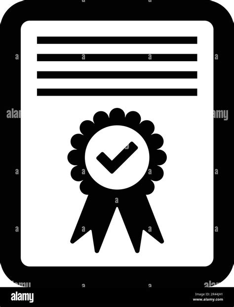Accepted Accreditation Certificate Icon Perfect Use For Designing