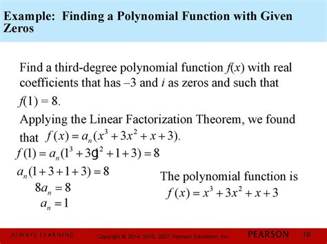 Chapter 3 Polynomial And Rational Functions 34 Zeros Of Polynomial