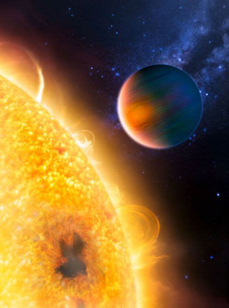 Methane Glows In Alien Planets Atmosphere Space