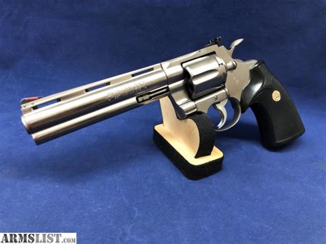 Armslist For Sale Colt Python 6 E Nickel