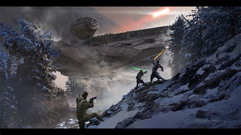 Beautiful Unused Force Awakens Concept Art Shows Us A Different