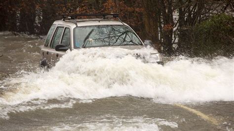 Five Rescued From Cars Trapped In Carmarthenshire Flood Bbc News