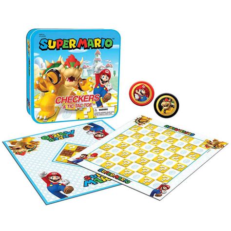Super Mario Checkers And Tic Tac Toe Επιτραπέζια Παιχνίδια The Game