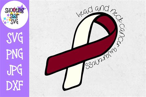 Head And Neck Cancer Awareness Svg Awareness Ribbon Svg 302924