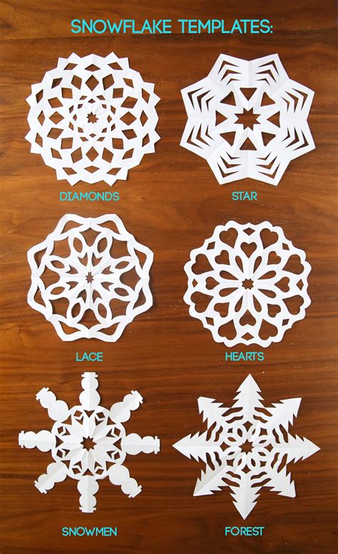View, download and print snowflakes christmas card pdf template or form online. how to cut snowflakes {video tutorial + free templates ...