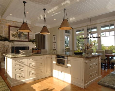 Kitchen with l shaped island. L Shaped Island Home Design Ideas, Pictures, Remodel and Decor