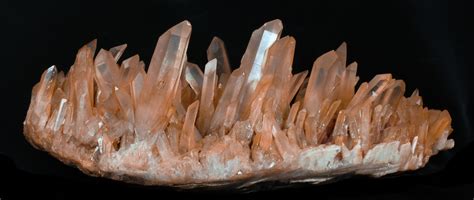 Amazing 183 Tangerine Quartz Crystal Cluster Madagascar 32264
