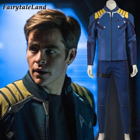 Star Trek Beyond Captain Kirk Cosplay Costume Star Trek Uniform Chekov