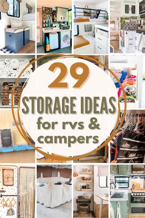 29 Unbelievably Useful Camper And Rv Storage Ideas