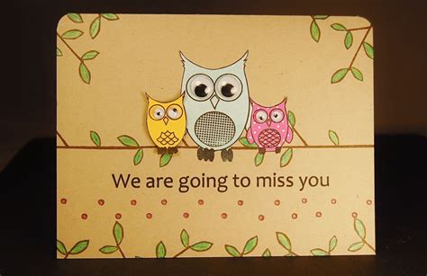 5% coupon applied at checkout save 5% with coupon. farewell card to coworker - Google Search | DIY crafts | Pinterest | We, To miss and Owl