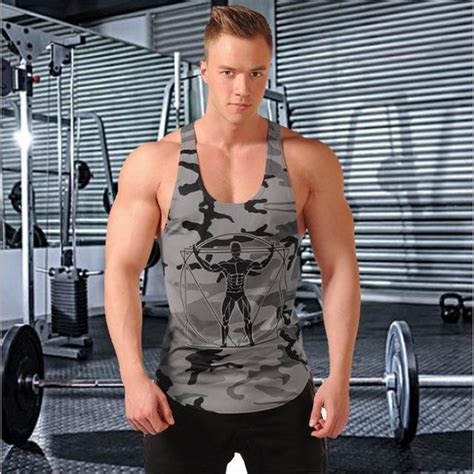 New Summer Camouflage Gyms Tank Top Men Bodybuilding Good Quality Men