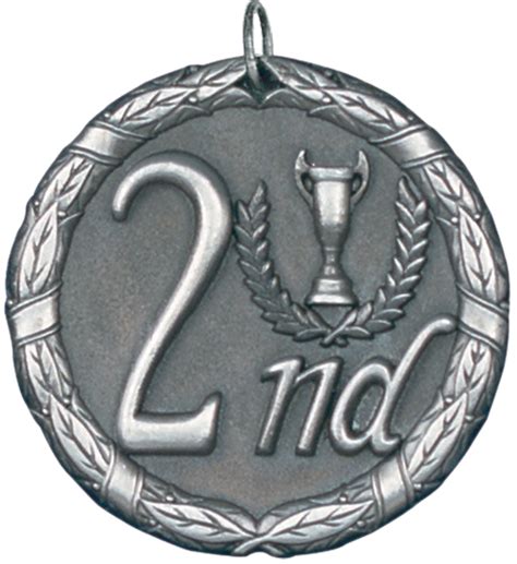 Vintage 2nd Place Medal Medals Award