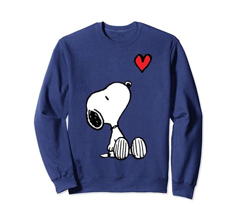 Peanuts Heart Sitting Snoopy Sweatshirt 4lvs 4loveshirt