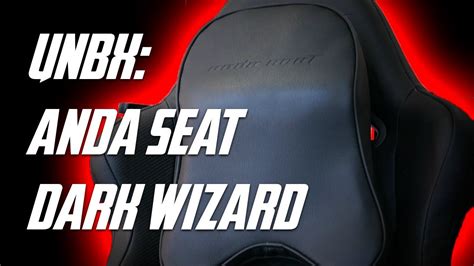 Large memory foam neck pillow & lumbar support. UNBX: Anda Seat - Dark Wizard - YouTube