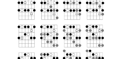 Printable Guitar Chord Chart With Finger Position Pdf Printable Templates