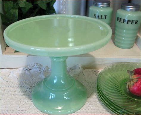 Jadeite Jadite Green Milk Glass Pedestal Cake Cupcake Pastry Bakers