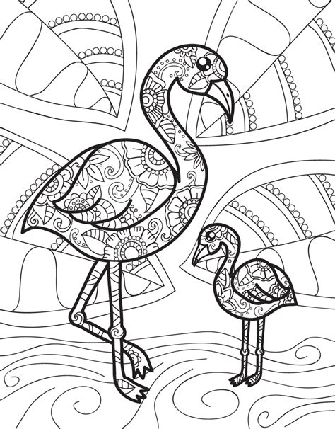 Circle shape coloring page with sea animals. Zendoodle Coloring: Baby Animals | Jeanette Wummel | Macmillan