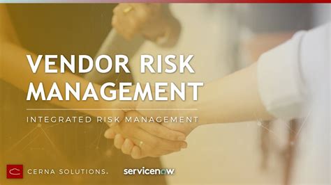 Vendor risk management (vrm) is the process of managing risks associated with third party vendors. ServiceNow Vendor Risk Management Application Demo ...