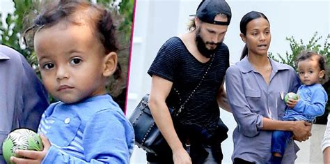 Heartbreaker Zoe Saldana And Marco Perego Have An Outing With Her Cute
