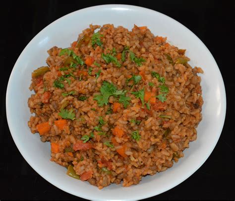 Mexican Brown Rice With Brown Beans Recipe Delishably