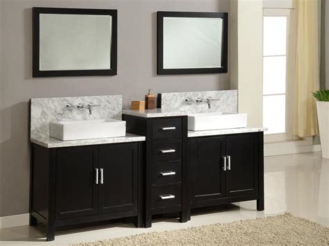 Small vanities & sinks you can squeeze into even the tiniest bathroom. Vessel Sink Vanity with Single Sink for Tiny Bathroom ...