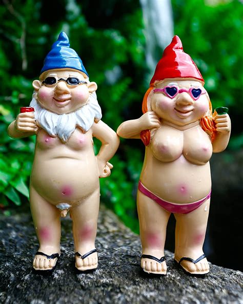 Amazon Com Bbdis Pcs Naked Gnomes Statues Inch Naughty Garden