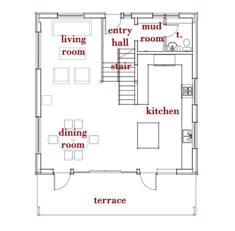 This option is an economical interiors solution, for middle budget interiors. small basement apartment with middle staircase layout ...