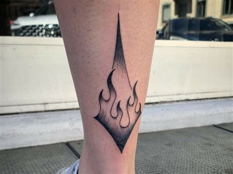 Ghost Flame Tattoo Designs