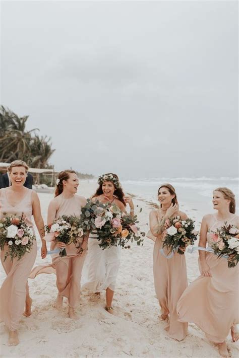 Beautiful Bridesmaids Dresses For Beach Weddings Weddingomania