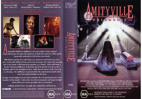 Amityville Dollhouse 1996 On Roc Vale Films Australia Vhs Videotape
