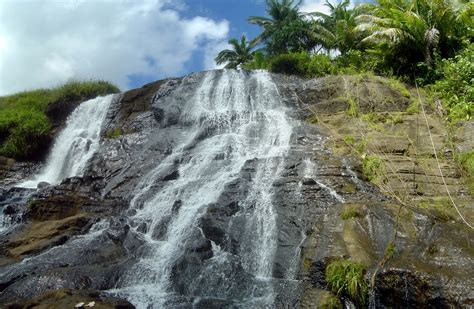 Inajaran Falls Scenery In Guam Image Free Stock Photo