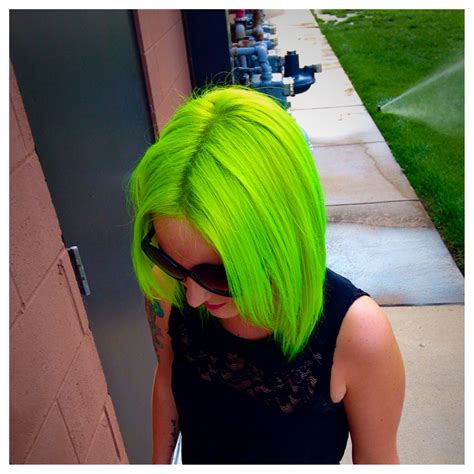 Neon Pravana Hair Hair Inspiration Color Green Hair