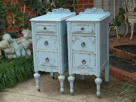 A nightstand is a seemingly minute decor accent, and it's certainly not a proper storage unit, however, there are unique nightstand designs that can not only add to your bedroom's look but will also be quite useful when it comes to keeping clutter at bay. ANTIQUE NIGHTSTANDS Painted Any Color Re-purposed Wood ...