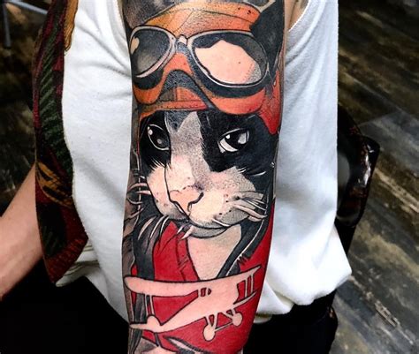 Black Cat Tattoo Design Ideas With Meaning March 2020 Tatuaje
