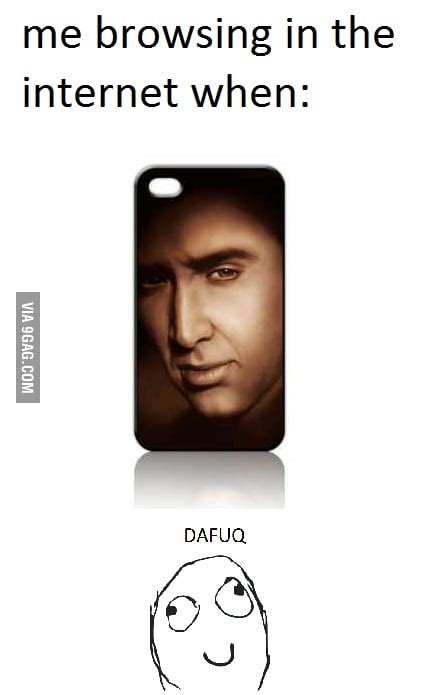 Sexy Nicolas Cage On Your Iphone 9gag