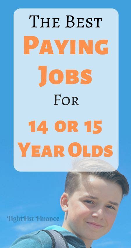 How to make quick money 15 years old. The best paying jobs for 14 and 15 year olds | Good paying jobs, Jobs for teens, Paying jobs