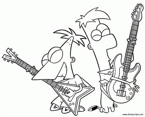 Coloring page phineas and ferb phineas and ferb. Phineas And Ferb Coloring Pages To Print - Coloring Home