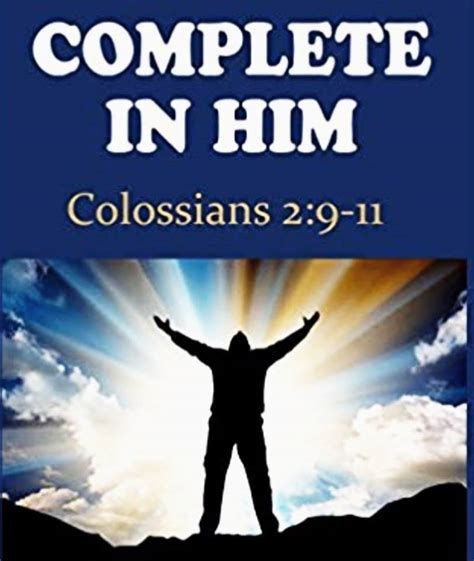WE ARE COMPLETE IN HIM - Heavenly Treasures Ministry