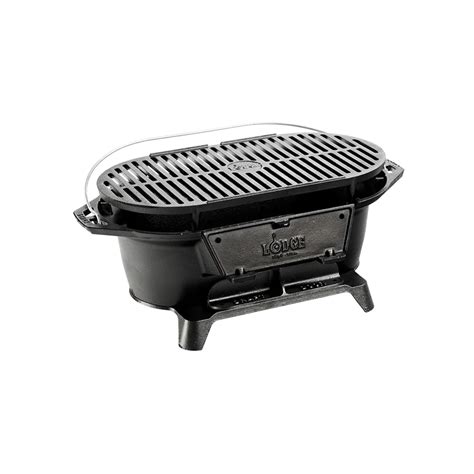 9 legit reasons why you should buy the lodge l410 hibachi grill. New Lodge - Cast Iron Hibachi Sportsman's Grill (Grill ...