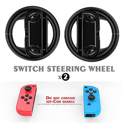 Steering Wheels Kit For Nintendo Switch Joy Con Racing Game Controller