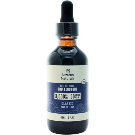 Lazarus Naturals High Potency Full Spectrum Cbd Tincture