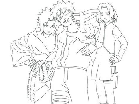 Kumpulan Gambar Mewarnai Naruto Ninja Terhebat Dari Konohagakure